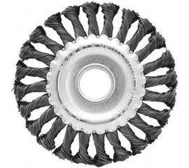 Щетка плоская, крученая металлическая проволока (100 мм; 22.2 мм) для УШМ Vira 575100 