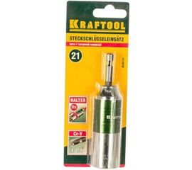 Бита с торцевой головкой (E 1/4"; 21 мм) KRAFTOOL 26397-21 