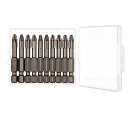 Биты "EXPERT" (E 1/4"; PZ 2; 50 мм; 10 шт.) KRAFTOOL 26123-2-50-10 