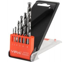 Набор сверл по металлу (6 шт; 2-8 мм) Vira 550101 