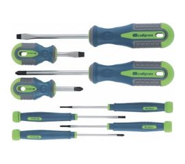 Универсальный набор отверток CrV, трехкомпонентные рукоятки, 8шт СИБРТЕХ 13375 