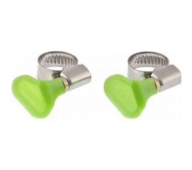 Металлические хомуты СИБРТЕХ, элемент крепления с формой ключа, 10-16мм, 2 шт 47648 