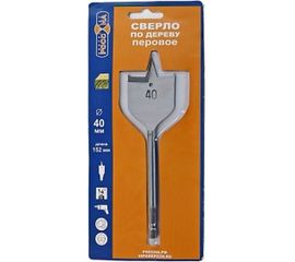 Сверло по дереву перовое (40х152 мм) РОССНА Р860437 