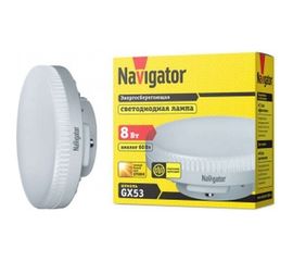Светодиодная лампа NAVIGATOR NLL-GX53-8-230-2.7K 8Вт таблетка 2700К 71362 404288 