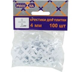 Крестики для кафельной плитки (100 шт; 4 мм) РОССНА Р860795 