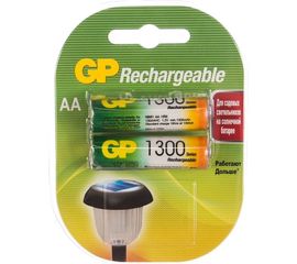 Перезаряжаемые аккумуляторы GP 130AAHC AA, емкость 1300 мАч - 2 шт 130AAHC-2DECRC2 