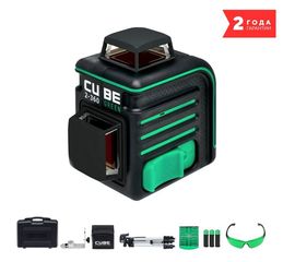 Лазерный уровень ADA CUBE 2-360 Green Ultimate Edition А00471 