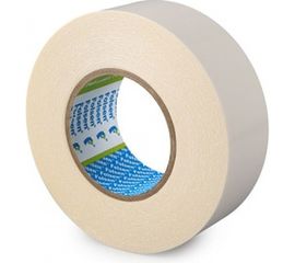 Бумажная двусторонняя лента FOLSEN 4 мм x 50м, тишью HM, 80 mic, пластиковый сердечник 735004 