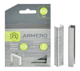 Скобы (1000 шт; 8 мм; тип 140) для степлера ARMERO A312/011 