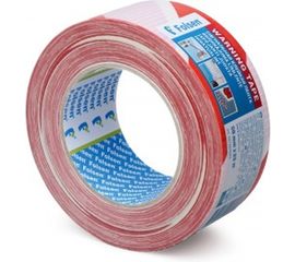 Сигнальная влагостойкая тканевая лента Folsen 50 мм x 33 м бело-красная 051085033 