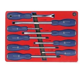 Набор силовых отвёрток 9шт МАСТАК 5-4009D 