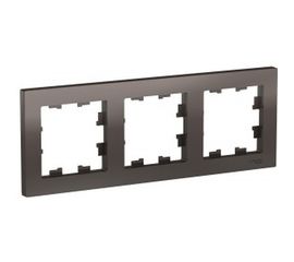 Рамка Schneider Electric 3-м ATLAS DESIGN универс. мокко ATN000603 