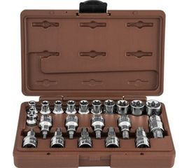 Набор торцевых головок торцевых и насадок с вставками TORX (22 шт.)&nbsp;Ombra 953222 55582 