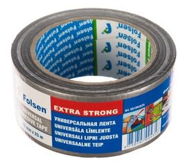 Универсальная тканевая влагоустойчивая лента Folsen 48ммx25м серая 240мк 051064825 