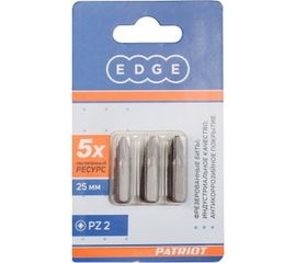 Бита (3 шт; PZ2; 25 мм) EDGE by PATRIOT 818010013 