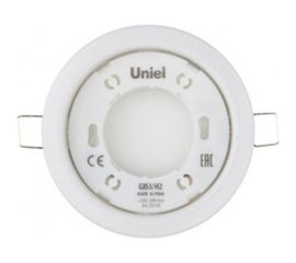 Встраиваемый ультратонкий светильник Uniel GX53/H2 WHITE 10 PROM UL-00005051 