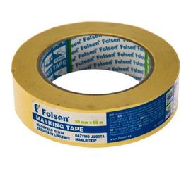 Малярная лента Folsen желтая 60oC 30ммx50м 02330 