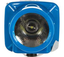 Налобный аккумуляторный фонарь, 220В, голубой, 0.4Вт LED, 1 режим, пластик Ultraflash LED5374 12427 