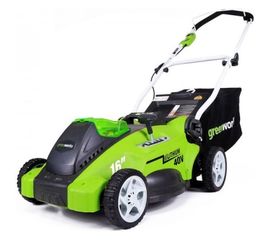 Аккумуляторная газонокосилка Greenworks G40LM40 