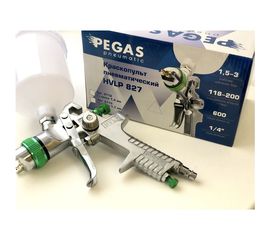 Краскопульт Pegas pneumatic HVLP827 сопло 1.7 мм 2713 
