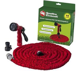 Шланг садовый растягивающийся (15 м) с пистолетом QUATTRO ELEMENTI 241-239 