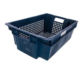 Ящик п/э 600х400х200, синий, вес 1,4 кг Тара.ру 00341 