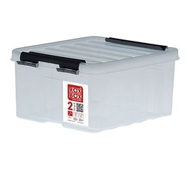 Ящик Rox Box п/п 210х170х95 мм с крышкой и клипсами прозрачный 18689 