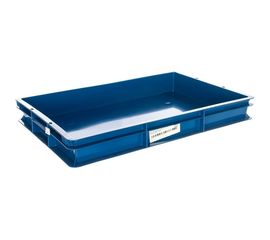Сплошной ящик п/э 600x400x75 синий Тара.ру 07732 