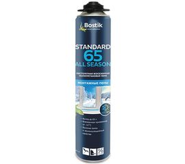 Пистолетная полиуретановая всесезонная пена Bostik Standard 65 All SEASON 750 мл 10221 