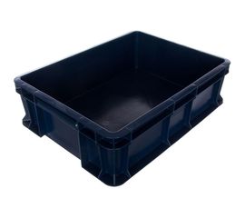 Сплошной ящик с внешней ручкой Тара.ру 400х300х120 мм, синий 18588 