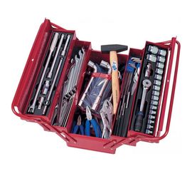 Универсальный набор инструментов (раскладной ящик, 103 предмета) KING TONY 902-103MR 