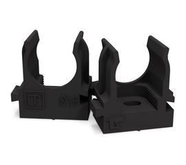 Крепеж-клипса для труб для монтажного пистолета Промрукав черная в п д16 100 шт. PR13.0131 