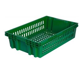 Хлебный ящик п/э 600х400х152,5 зеленый вес 1,2 кг Тара.ру 01427 