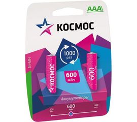Аккумулятор Космос R03 NI-MH 600 mAh 2BL KOCR03NIMH/600MAH/ 