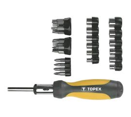 Сменные наконечники и головки с рукояткой набор 29 шт TOPEX 39D356 