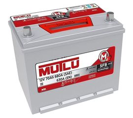 Аккумуляторная батарея Mutlu SFB M2 6СТ-70.0 80D26FL бортик D26.70.063.С 