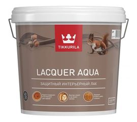 Лак TIKKURILA EURO LACQUER AQUA интерьерный, антисептирующий, защитный, матовый 2,7л 700001138 