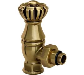 Угловой клапан для радиатора SR Rubinetterie Liberty 1/2х3/4 , цвет бронза 0325-2000Z000 