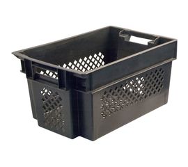 Перфорированный чёрный ящик Тара.ру п/э 600х400х300 18273 