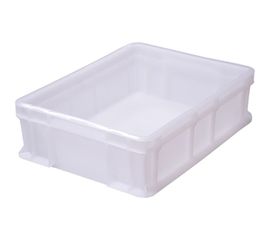 Сплошной ящик с внешней ручкой Тара.ру 400х300х120 мм, белый, морозостойкий 18590 