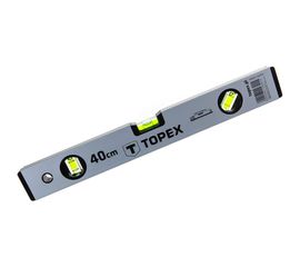 Алюминиевый анодированный уровень Topex 400 мм 3 глазка 29C301 