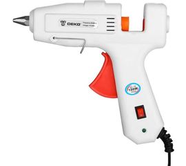 Клеевой термопистолет DEKO DKGG100 100Вт, SET4, подставка, набор клеевых стержней 063-4971 