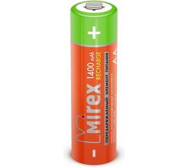 Аккумулятор Mirex, Ni-MH HR6 / AA 1400mAh 1,2V 2 шт ecopack 23702-HR6-14-E2 