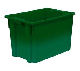 Ящик Тара.ру п/э 600х400х400 сплошной зеленый 06125 
