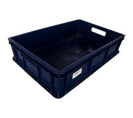 Сплошной ящик с ручками Тара.ру 600х400х140 мм, синий 17654 