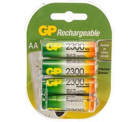 Перезаряжаемые аккумуляторы GP AA 2200 мАч 4 шт 230AAHC-2DECRC4 