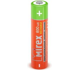Аккумулятор Mirex, Ni-MH HR03 / AAA 800mAh 1,2V 2 шт ecopack 23702-HR03-08-E2 