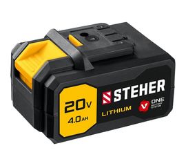 Аккумуляторная батарея STEHER 20В, 4 Ач, Li-Ion тип V1 V1-20-4 