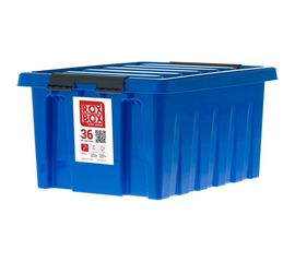 Ящик Rox Box п/п 500х390х250 мм с крышкой и клипсами синий 18707 