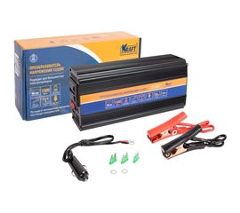 Автомобильный инвертор KRAFT 12/220 В, 1500 Вт KT 835667 